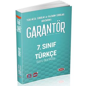 7. Sınıf Türkçe Garantör Soru Bankası Data Yayınları