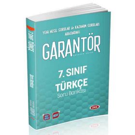 7. Sınıf Türkçe Garantör Soru Bankası Data Yayınları