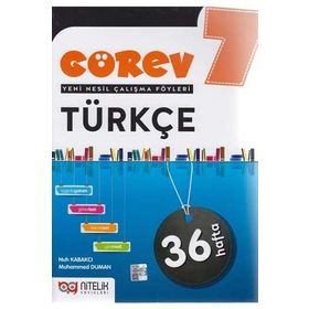 7. Sınıf Türkçe Görev Yeni Nesil Çalışma Föyleri-Nitelik Yayınları