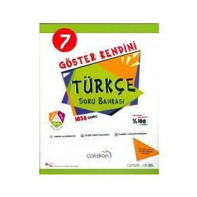 7. Sınıf Türkçe Göster Kendini Soru Bankası Çalışkan Yayınları