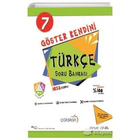 7. Sınıf Türkçe Göster Kendini Soru Bankası Çalışkan Yayınları