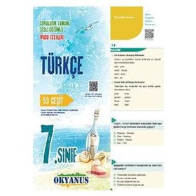 7.Sınıf Türkçe İpucu Yaprak Test Yeni 2018 Okyanus Yayınları