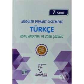 7. Sınıf Türkçe Kitabı Karekök Yayınları