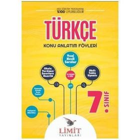 7.sınıf Türkçe Konu Anlatım Föyleri - Limit Yayınları