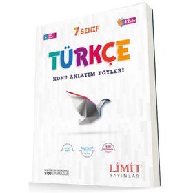 7.sınıf Türkçe Konu Anlatım Föyleri - Limit Yayınları