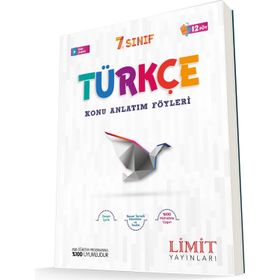 7.sınıf Türkçe Konu Anlatım Föyleri - Limit Yayınları