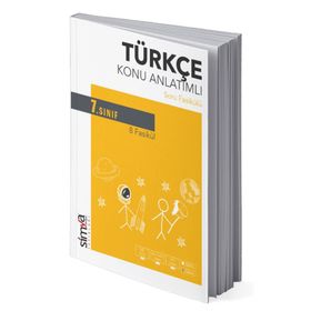7. Sınıf Türkçe Konu Anlatımlı Soru Fasikülü-Simya Yayınları