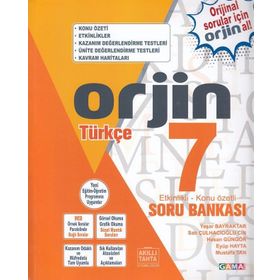 7. Sınıf Türkçe Orjin Konu Özetli Soru Bankası - Gama Yayınları