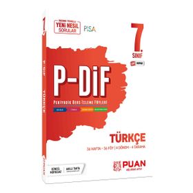 7. Sınıf Türkçe PDİF Konu Anlatım Föyleri-Puan Yayınları