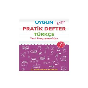 7. Sınıf Türkçe Pratik Defter Sadık Uygun Yayınları