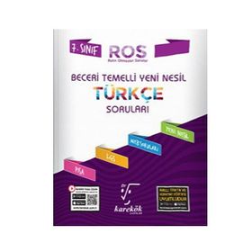 7. Sınıf Türkçe ROS Beceri Temelli Soru Bankası - Karekök Yayınları