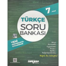 7. Sınıf Türkçe Soru Bankası Ankara Yayıncılık