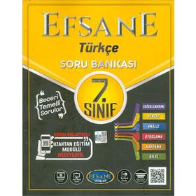 7. Sınıf Türkçe Soru Bankası Efsane Yayınları