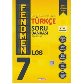 7. Sınıf Türkçe Soru Bankası Fenomen - Gama Yayınları