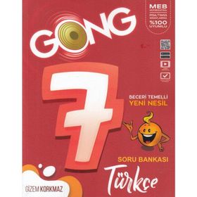 7. Sınıf Türkçe Soru Bankası-Gong Yayınları