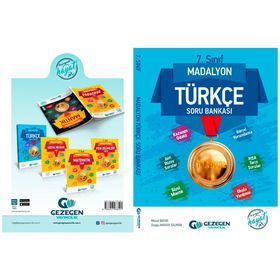 7.Sınıf Türkçe Soru Bankası Madalyon-Gezegen Yayınları