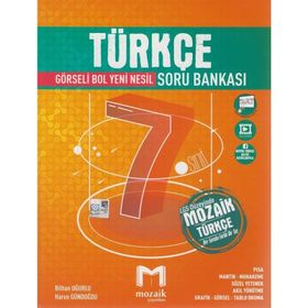 7. Sınıf Türkçe Soru Bankası Mozaik Yayınları