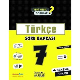 7. Sınıf Türkçe Soru Bankası-Üçgen Akademi Yayınları