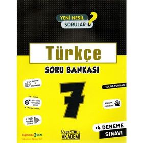 7. Sınıf Türkçe Soru Bankası-Üçgen Akademi Yayınları