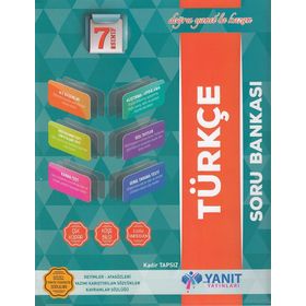 7. Sınıf Türkçe Soru Bankası Yanıt Yayınları