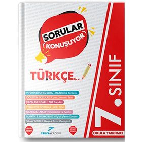 7. Sınıf Türkçe Sorular Konuşuyor Soru Bankası-Pruva Akademi Yayınları