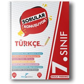 7. Sınıf Türkçe Sorular Konuşuyor Soru Bankası-Pruva Akademi Yayınları