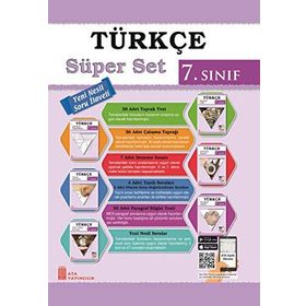 7. Sınıf Türkçe Süper Set Ata Yayınları