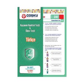 7. SINIF TÜRKÇE TESTLERI 36 ADET KKT & 16 ADET ÖT - KOMISYON