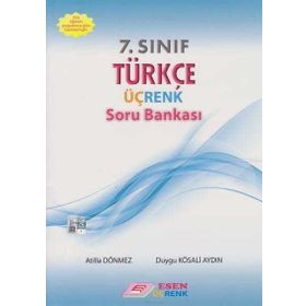 7. Sınıf Türkçe Üç Renk Soru Bankası Esen Yayınları