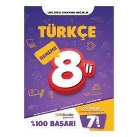 7. Sınıf Türkçe Yeni Nesil Branş Denemeleri-Onburda Yayınları