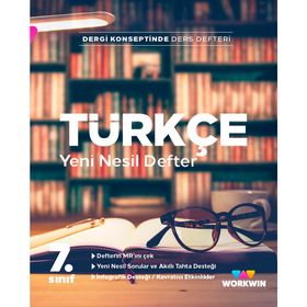 7. Sınıf Türkçe Yeni Nesil Defter-Workwin Plus Yayınları