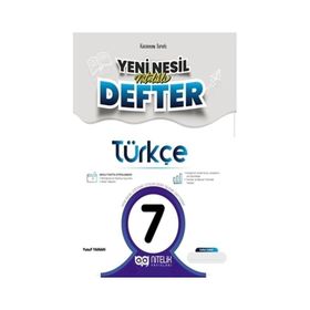 7. Sınıf Türkçe Yeni Nesil Nitelikli Defter Nitelik Yayınları