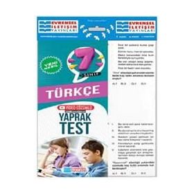 7. Sınıf Türkçe Yeni Nesil Video Çözümlü Yaprak Test-Evrensel İletişim