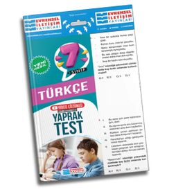 7. Sınıf Türkçe Yeni Nesil Video Çözümlü Yaprak Test-Evrensel İletişim