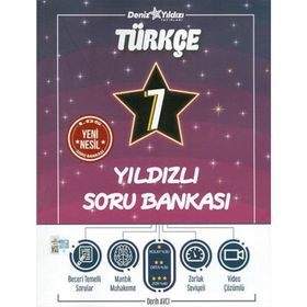 7. Sınıf Türkçe Yıldızlı Soru Bankası-Deniz Yıldızı Yayınları
