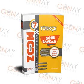 7. Sınıf Türkçe Zoom Soru Bankası-Günay Yayınları