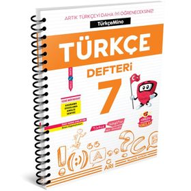 7. Sınıf Türkçemino Türkçe Defteri Arı Yayınları