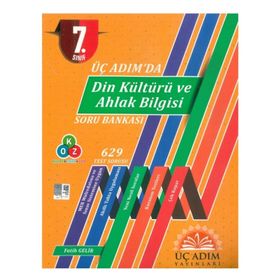 7. Sınıf Üç Adımda Din Kültürü ve Ahlak Bilgisi Soru Bankası-Üç Adım Yayınları