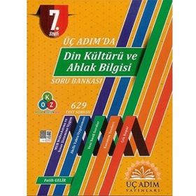 7. Sınıf Üç Adımda Din Kültürü ve Ahlak Bilgisi Soru Bankası-Üç Adım Yayınları