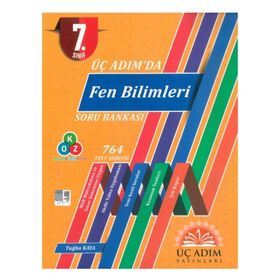7.Sınıf Üç Adım'da Fen Bilimleri Soru Bankası-3 Adım Yayınları