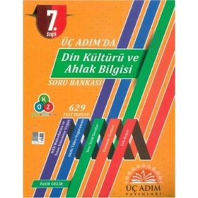 7.Sınıf Üç Adım'da Fen Bilimleri Soru Bankası-3 Adım Yayınları