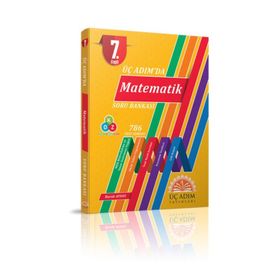 7.Sınıf Üç Adım'da Matematik Soru Bankası-3 Adım Yayınları