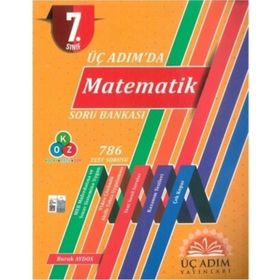 7.Sınıf Üç Adım'da Matematik Soru Bankası-3 Adım Yayınları