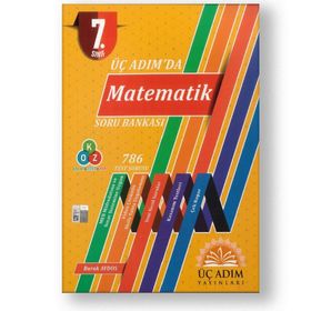 7.Sınıf Üç Adım'da Matematik Soru Bankası-3 Adım Yayınları