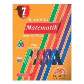 7.Sınıf Üç Adım'da Matematik Soru Bankası-3 Adım Yayınları