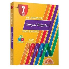 7. Sınıf Üç Adımda Sosyal Bilgiler Soru Bankası-Üç Adım Yayınları
