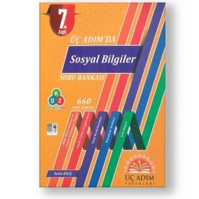 7. Sınıf Üç Adımda Sosyal Bilgiler Soru Bankası-Üç Adım Yayınları