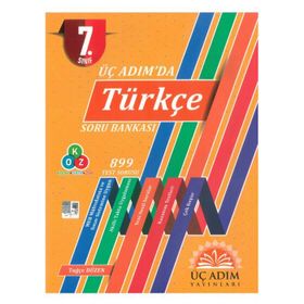 7.sınıf Üç Adım'da Türkçe Soru Bankası-Üç Adım Yayınları