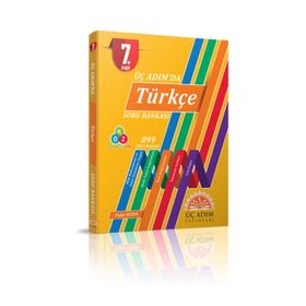 7.sınıf Üç Adım'da Türkçe Soru Bankası-Üç Adım Yayınları