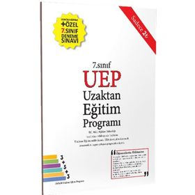 7. Sınıf UEP Uzaktan Eğitim Programı Kasım Aralık Ocak-Tonguç Yayınları